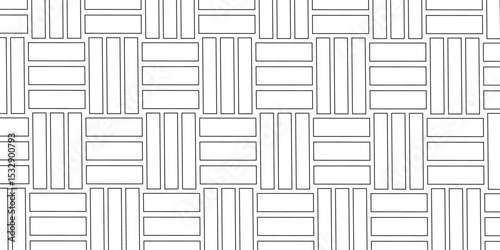 Weave Pattern Showing Repetition Useful as Background. Minimal line Seamless geometric pattern with shapes. Decoration and maze ornament square wall tile. colorful rattan weave texture background.