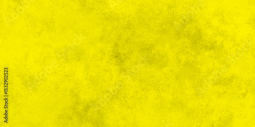 Abstract yellow paper textured background, painted wall in old fashioned yellow closeup, old scary and creepy yellow grunge cement wall.	