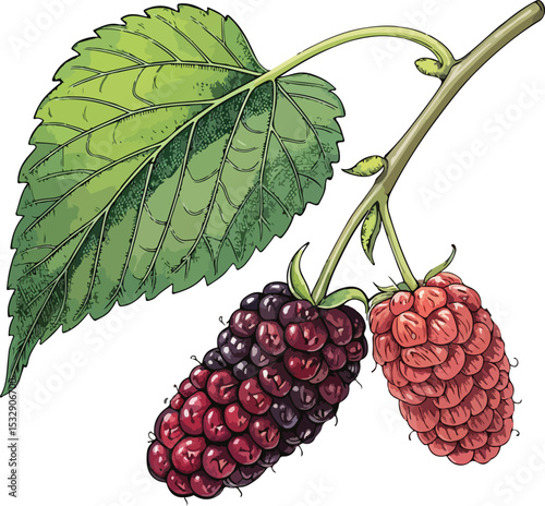 set of berries