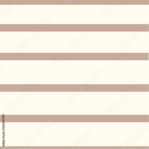 Seamless pattern of stripes in trendy mocha tones on a beige background. Gentle warm design for fabrics, backgrounds, packaging.