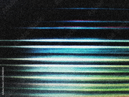 Glitch camera effect. Retro VHS background. Old video template. No signal. Static TV noise, bad TV signal.	
