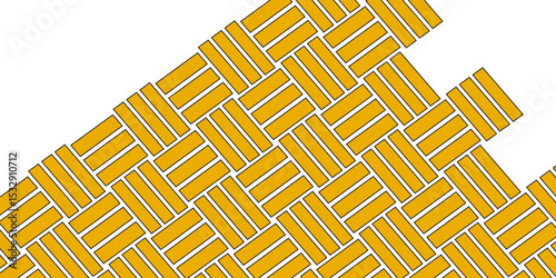 Weave Pattern Showing Repetition Useful as Background. Minimal line Seamless geometric pattern with shapes. Decoration and maze ornament square wall tile. colorful rattan weave texture background.