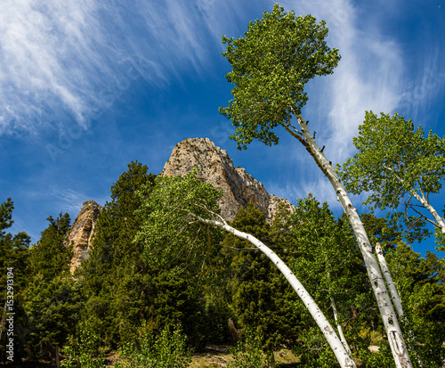 Cathedral Rock Above The Echo Trail, Spring Mountains National Recreation Area, Nevada, USA