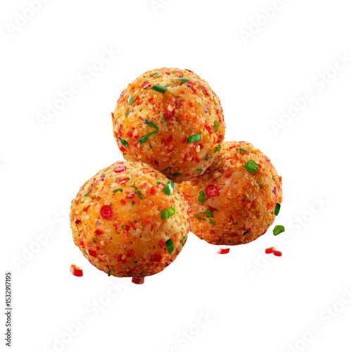 Spicy Cheese and Herb Arancini Balls - Delicious Italian Snack Food