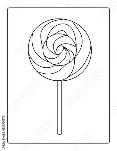 vector illustration of a coloring pages