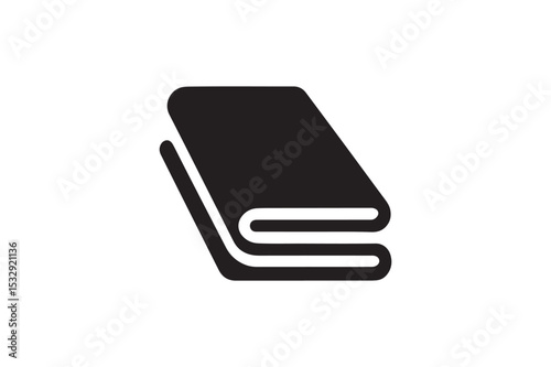 Emergency Blanket silhouette vector with white background
