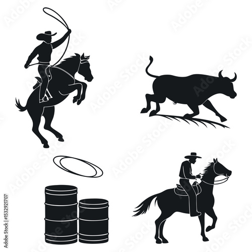 cowboy riding horse