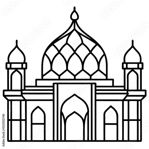 Geometric Masjid Pattern