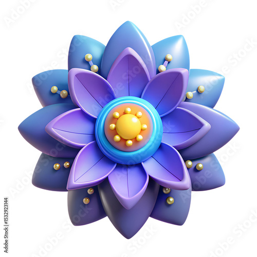 Blooming flowers in a beautiful vector design on a contrasting background, illustrating the delicate beauty of nature's floral art