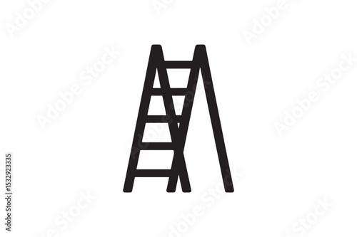 ladder isolated on white background