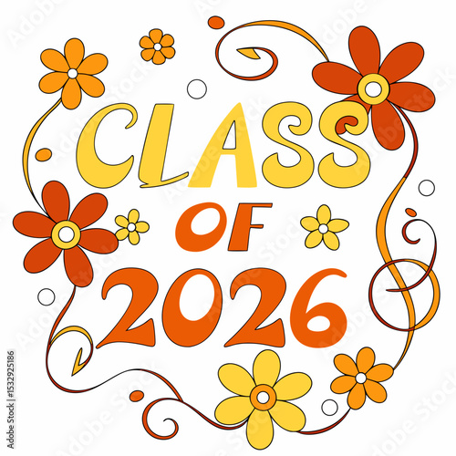 Class of 2026 graduation floral design