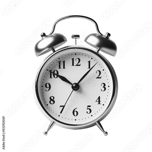 a modern, minimalistic alarm clock