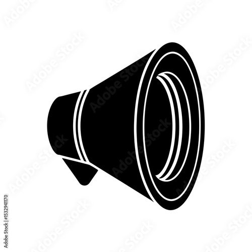 speaker volume icon on white background  .svg