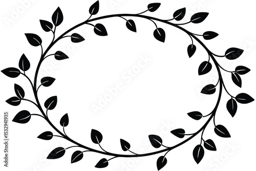 tropical vine plant design set