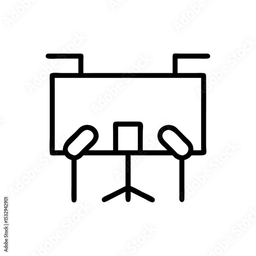 Mono line icon