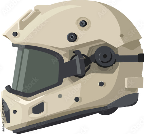 High quality photo of helmet on white background.