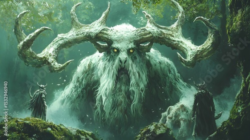 Enormous Monster Roaming Forest