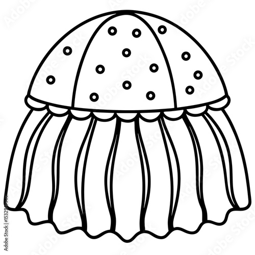 Jelly Dot line art vector