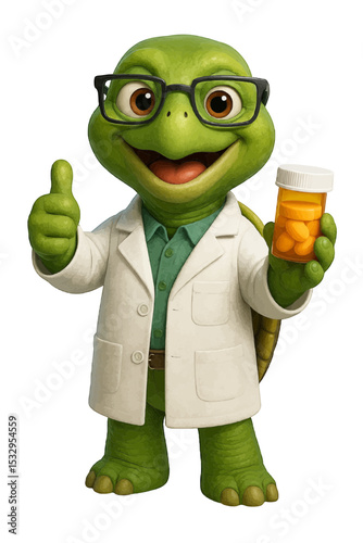 Creative Marketing Concept for Pharma Products and Dietary Supplements Featuring Cartoon Character