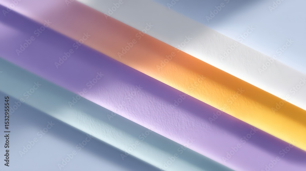 Fototapeta premium Pastel Gradient Background with Diagonal Lines and Soft Lighting