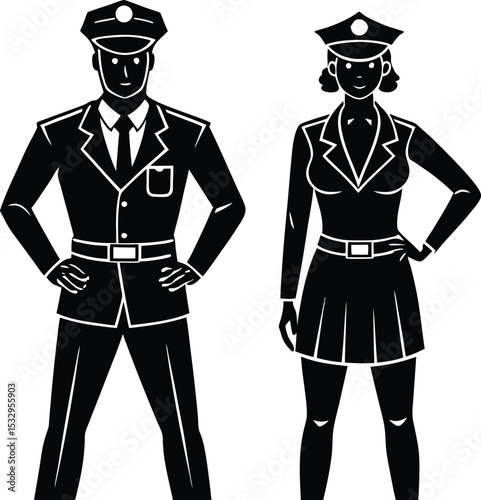 Group of Soldiers in Uniform Standing Ready for Military Duty