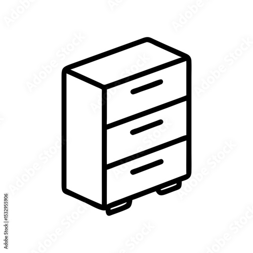 3d-icon-of-a-chest-of-drawers-with-three-drawers-i