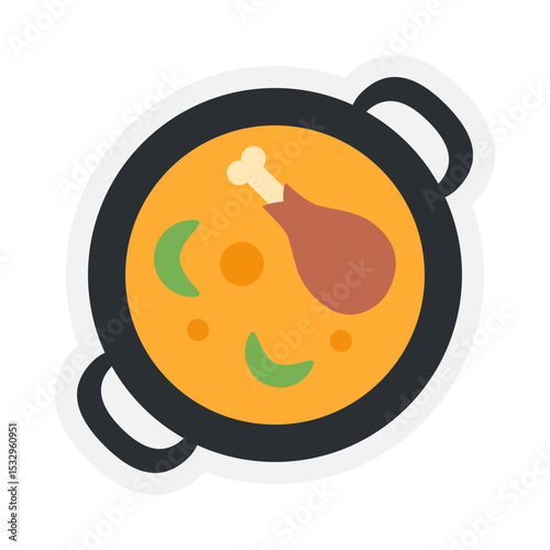 Shallow Pan of Food