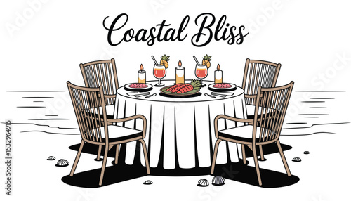 Elegant wedding reception dining area with classic wooden chairs and tables, tastefully designed for a cozy interior gathering