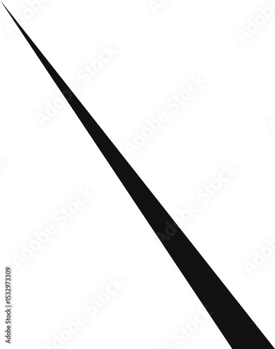 Obtuse-angled triangle with a solid color fill and wide geometric angles.