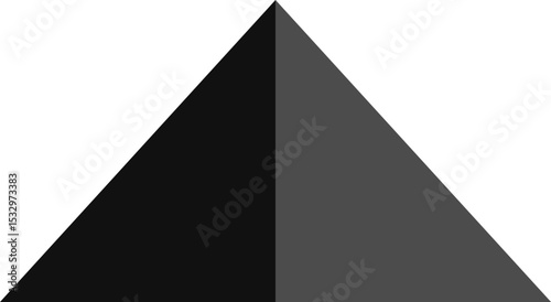 obtuse isosceles triangle two parts with specific geometric features.