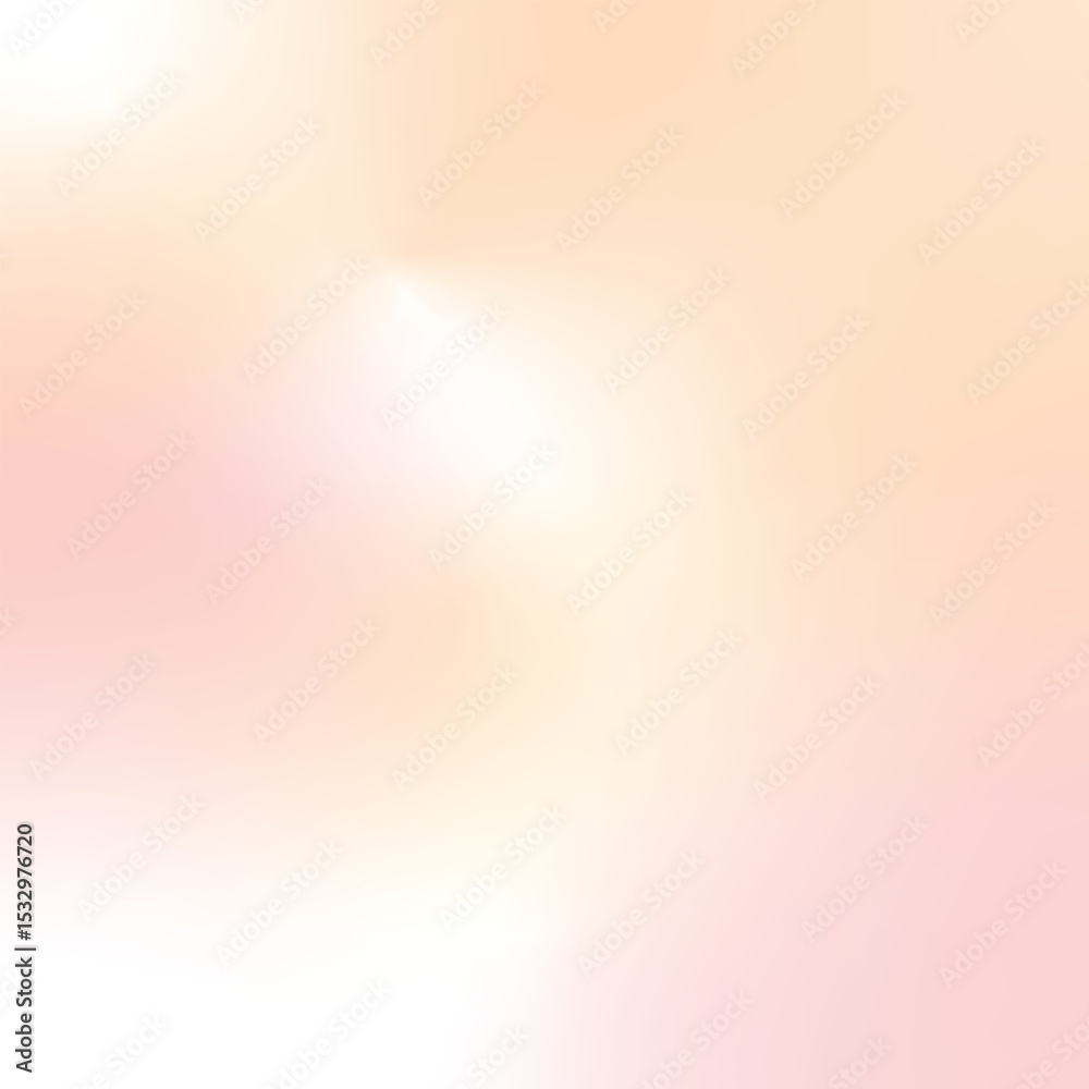 Fototapeta premium A soft vertical gradient background transitioning smoothly from white to peach and pale pink tones, creating a calm and elegant aesthetic.
