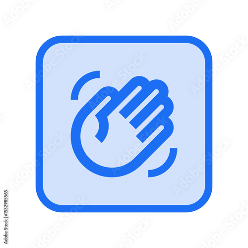 Waving Hand Outline