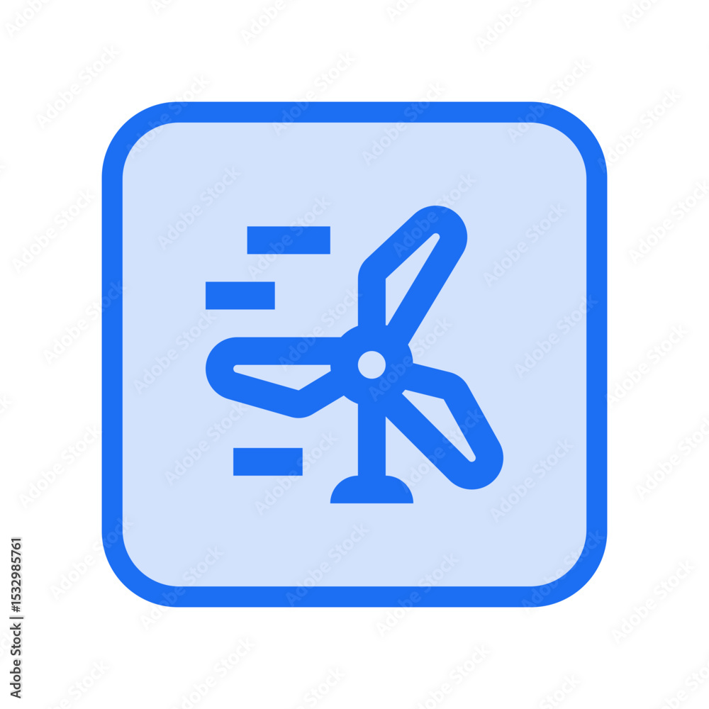 Obraz premium Wind Power Outline