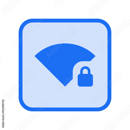 WiFi Lock Outline