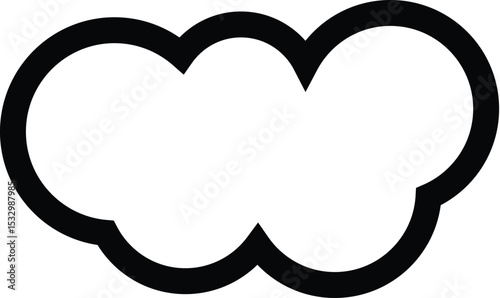 Cloud Storage Icon Vector | Data, Network, Backup Symbol