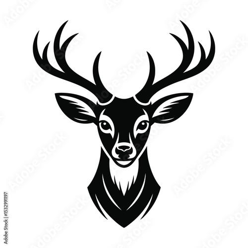 deer head vector