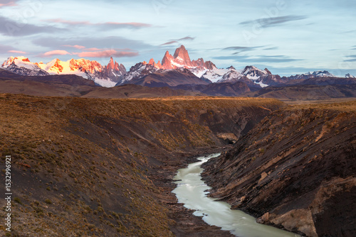 Sunrise in the mountains