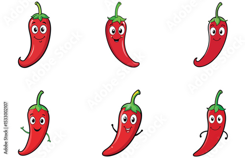 Chili Designs Vector Spicy Chili Pepper Artwork for Food Labels, Recipes, and Creative Design Projects