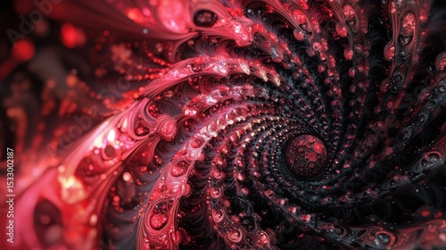 Abstract, swirling pattern ...