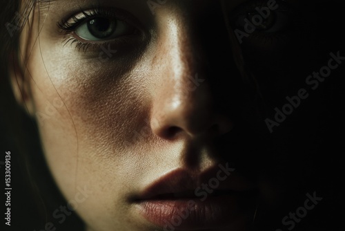 Close-up portrait of a pers...