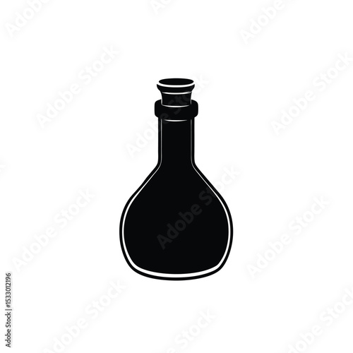 glass bottle of water
