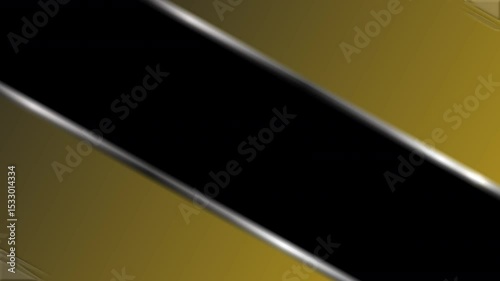 Transition overlay of yellow & black bars open & close transparent alpha background for sports, news, podcasts & other broadcast style presentation onscreen graphics for fast scene change wipes 4K

