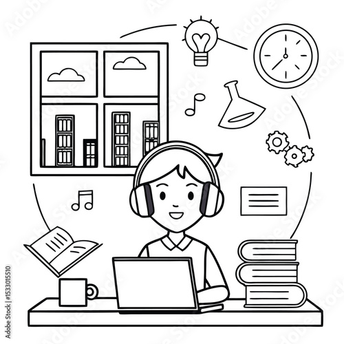 Effective Learning Methods A Focused Study Session Illustration
