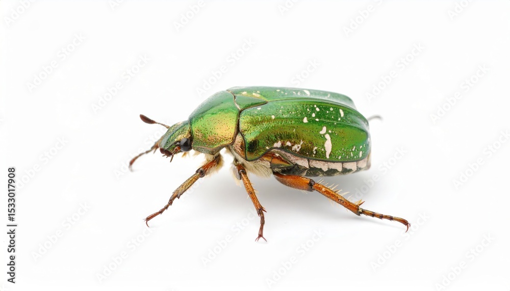 Fototapeta premium Bug over white background, no shadow