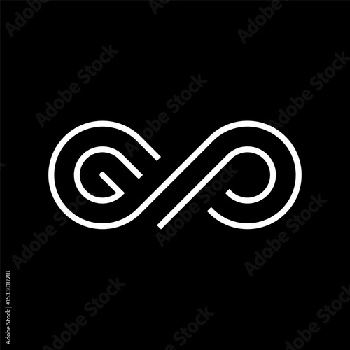 Letter GP creative minimalist monogram logo