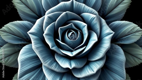 blue and white flower