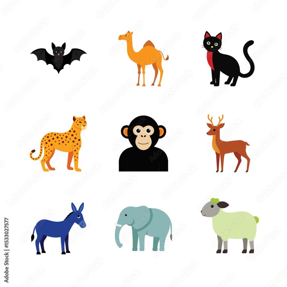 Obraz premium set of animal