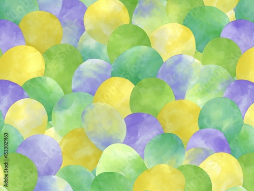 Colorful pastel eggs decorating an easter celebration festive atmosphere digital illustration vibrant colors joyful concept
