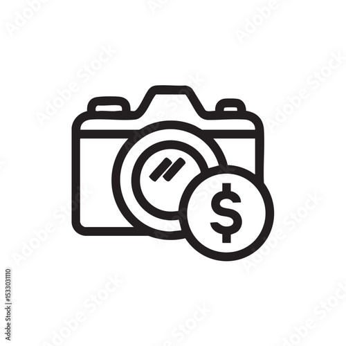Budget-friendly photography equipment for creative projects vector illustration