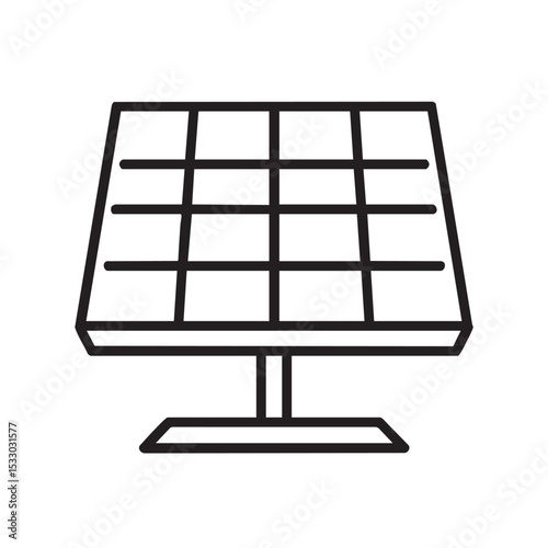 Design of solar panels for sustainability and renewable energy vector illustration